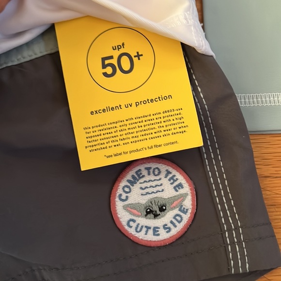 NWT Star Wars Baby Yoda Grogu Swim Set Size 18-24M! - Picture 5 of 9